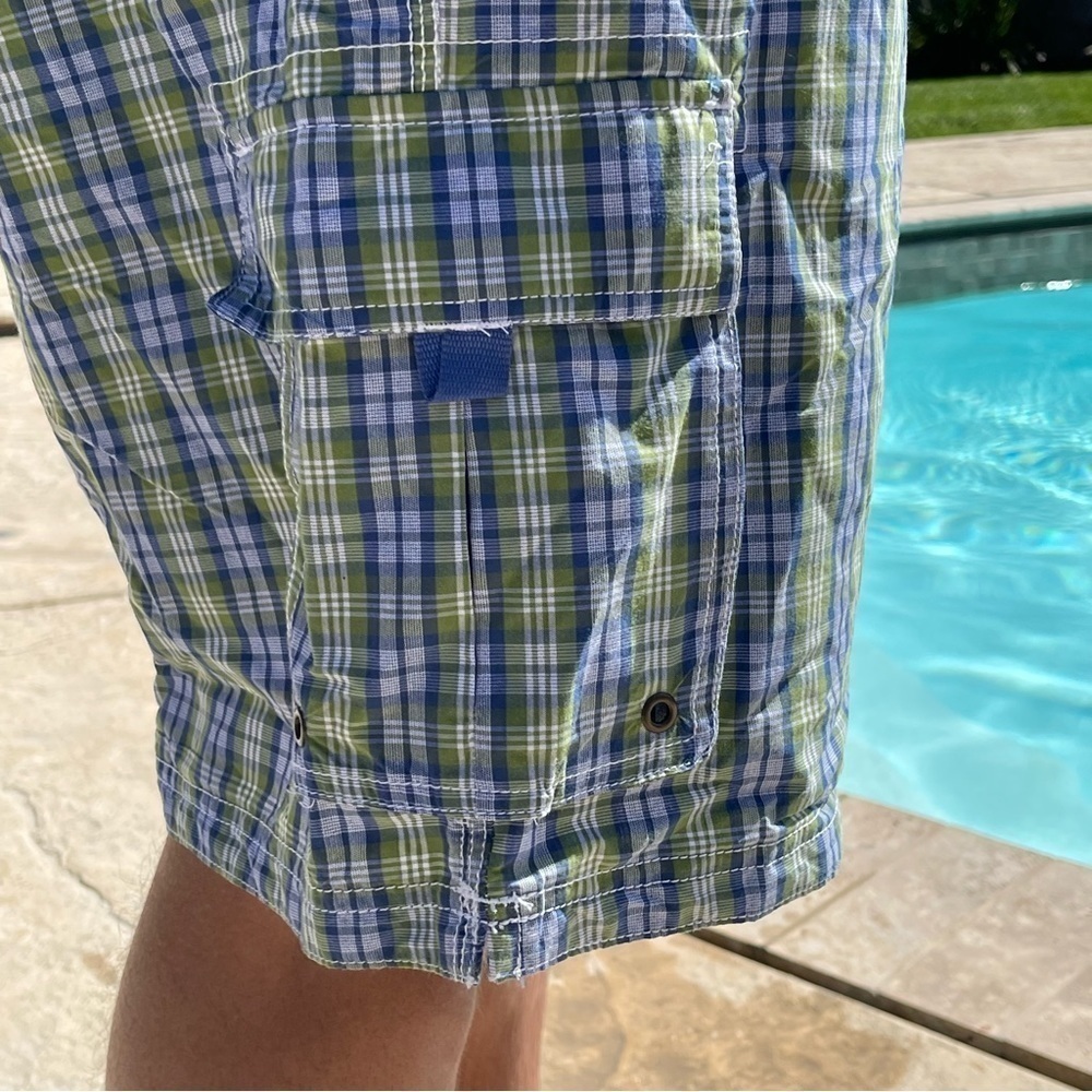 NWT Club Room XL & XXL Spring Tartan Swim Trunks MT18 - Picture 4 of 6